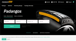 Desktop Screenshot of padangos123.lt