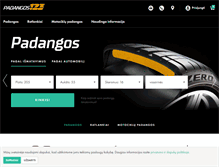 Tablet Screenshot of padangos123.lt
